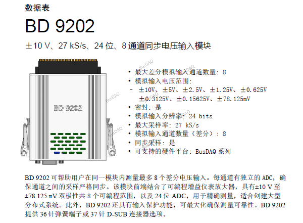 BD 9202 Datasheet