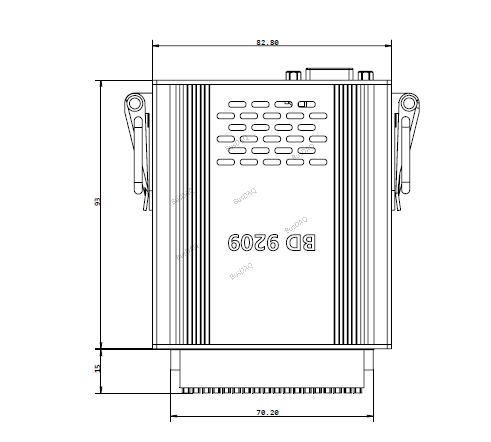 BD 9209 产品尺寸图
